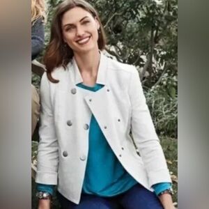 CABI 3028 ‘Charlie’ Stretch Dressy Blazer Jacket Women's Size Medium